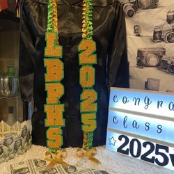 LONG BEACH POLYTECHNIC HIGH SCHOOL GRADUATION LEI