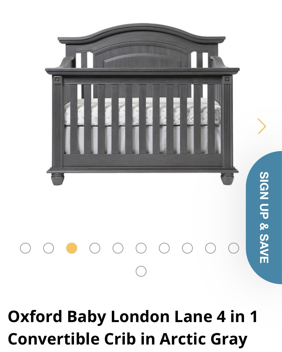 Oxford 4-1 Baby Crib 