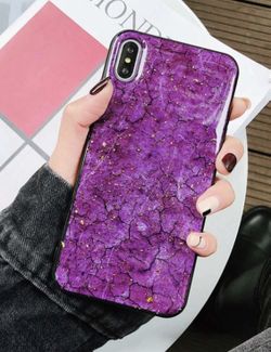 Purple Algae iPhone Case