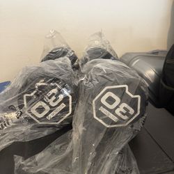 Commercial 30 pound dumbbell set