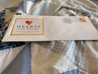 Hearts in San Francisco envelope
