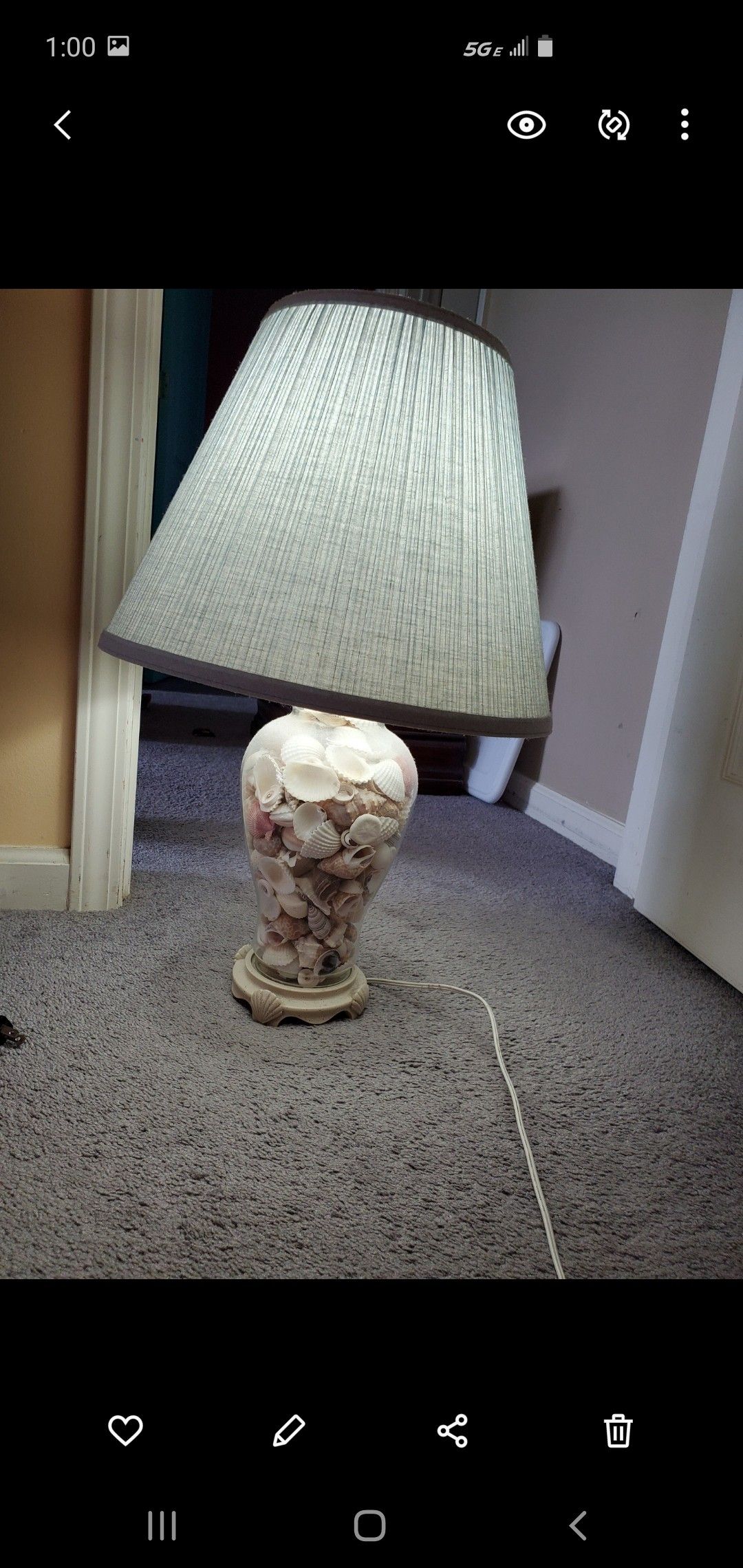 Shell lamp