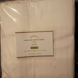 Potterybarn Cotton Drapes 