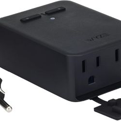 New Wyze Plug Outdoor, Dual Outlets Energy Monitoring, IP64, 2.4GHz WiFi Smart Plug, Works with Alexa, Google Assistant, IFTTT, No Hub Required, Black