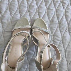 Gold Shimmer Heels