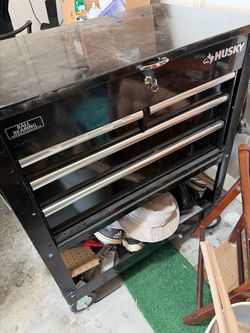 Husky w 6 compartments tool utility cart