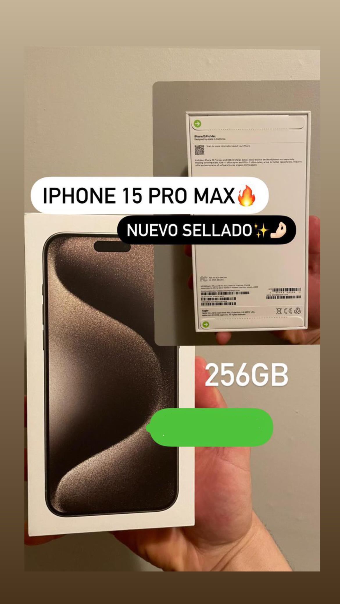 Iphone 15 Pro Max 256 GB
