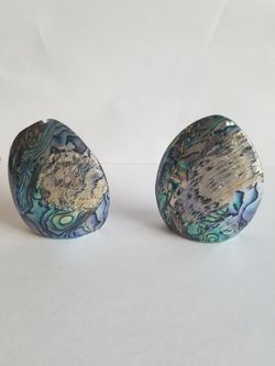 Paua Shell salt and pepper shaker set
