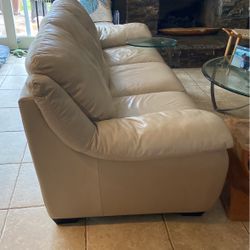 Beautiful Leather Couch