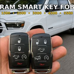 Dodge RAM Smart Key Fob - 5 or 6 Button Push Start
