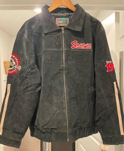 Snap-On Black Suede Jacket