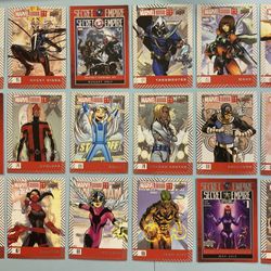 2017 Marvel Annual Upper Deck (18) Card Lot. Secret Empire & Base Cards Captain America 