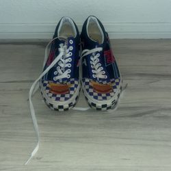 2016 Vans Custom Culture Diner Old Skool Vault Supreme Sz Men's 7.5 Woman's 9
