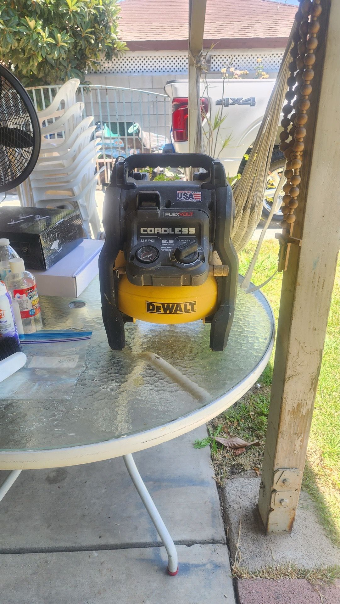 Dewalt cordless compressor