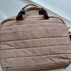 Messenger Crossbody Brown Lap Top Padded Bag. Brown Shoulder Bag. Bolsa de Computadora