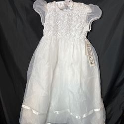 Baptism dress 2 AVAILABLE - size 24M (new w/tags)