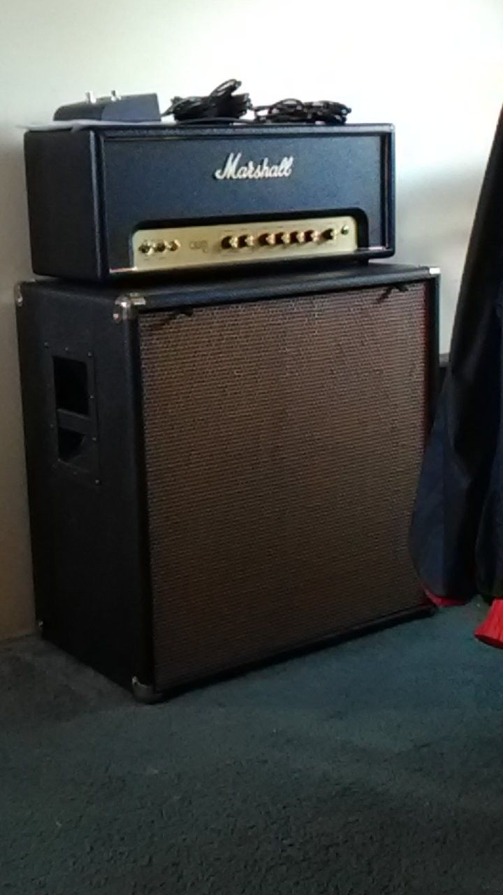 Sale!Marshall Origin 50 electric guitar amp and 2x12 speaker cabinet