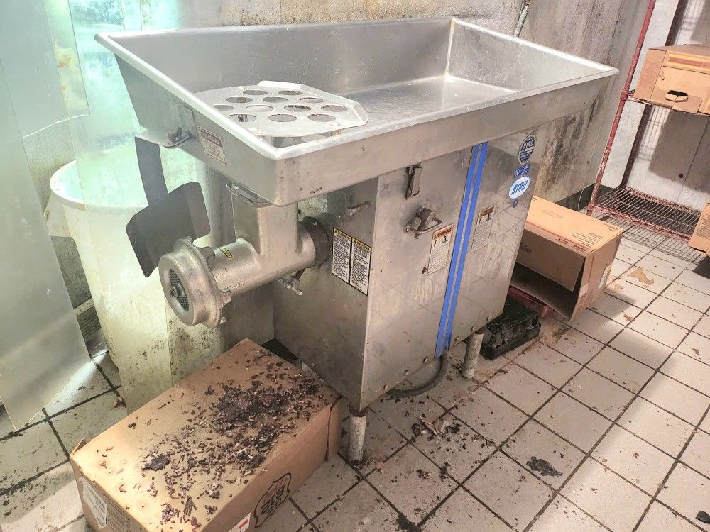 Commercial Biro Meat Grinder Meat Department Butcher Deli Grocery
