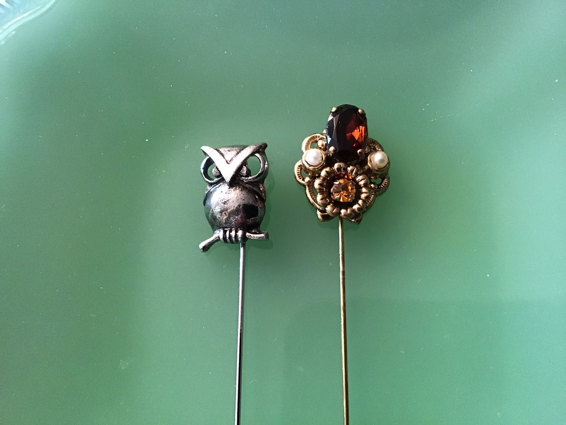 Two Vintage Stick Pins