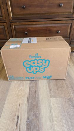 New Pampers Easy Ups Training Pants 3T-4T (124 Count) - Bluey