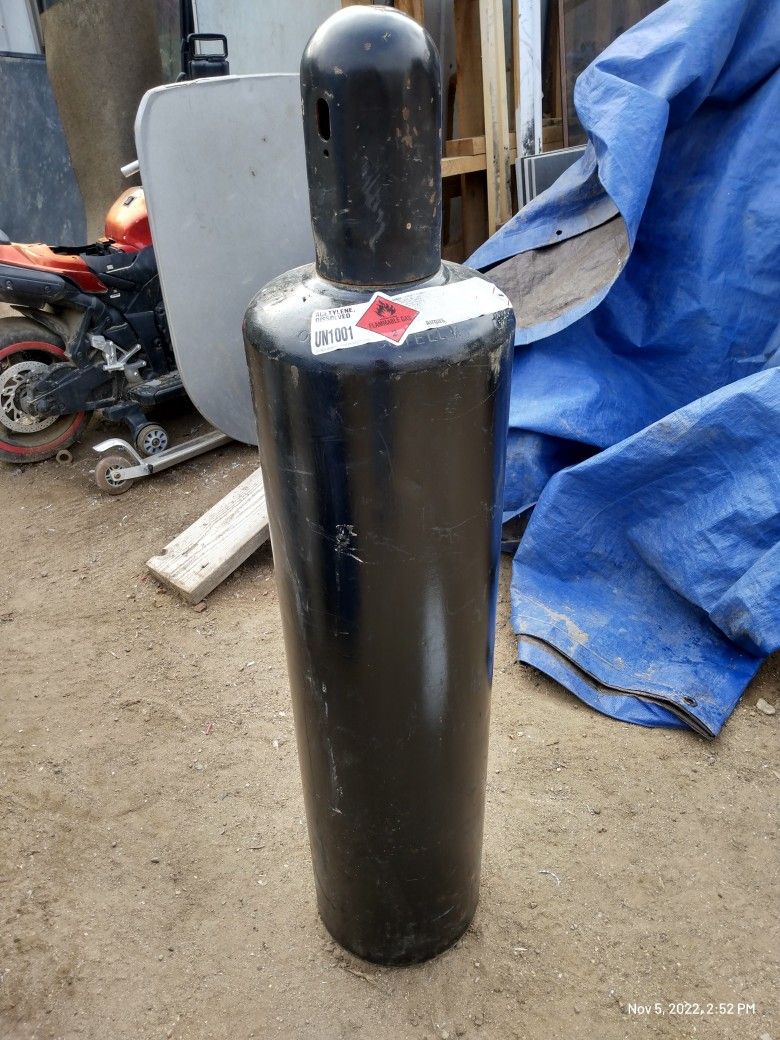 Full 125cuft Tank Of Acetylene for Sale in Fresno, CA OfferUp