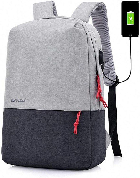 Backpack Women Travel Girls Teenager Cool Color School Bag Laptop Bags Boy Gray