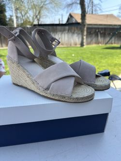 Caslon Shiloh espadrille wedge sandals 10.5