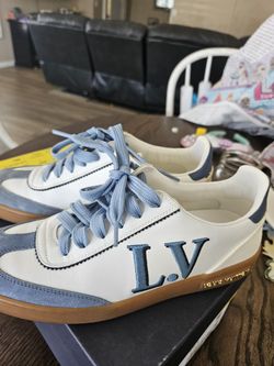 Louis Vuitton Women's Frontrow Sneakers BJBleu Jeans