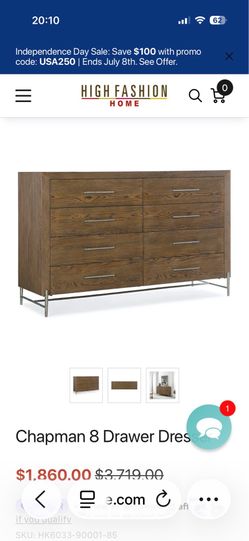 Dresser - 8 drawer