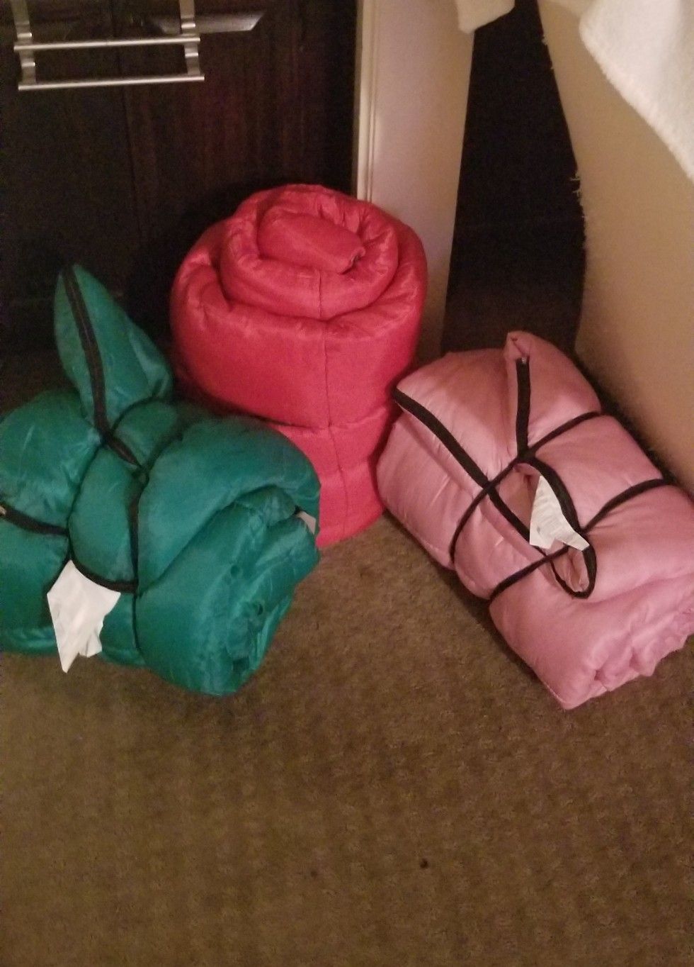 3 Sleeping bags