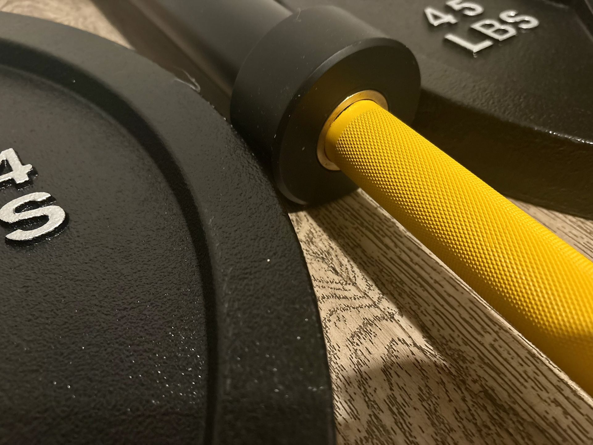 Beautiful BRAND NEW  Olympic Equipment: Bar And Full Set Of Weight Plates. Total Of 290 lbs