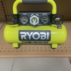 RYOBI ONE+ 1 Gal. 120 PSI Portable 18V Horizontal Air Compressor (tool Only)