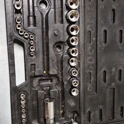Tool Box With Few Sockets 