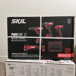 SKIL 5-Tool Brushless Power Tool Combo Kit (2- Batteries Included and Charger Included)