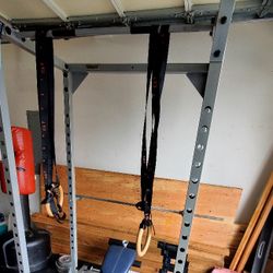 Squat Rack/Weight Set/Punching Bag