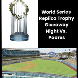 4 Tickets for World Series Trophy Giveaway Vs. Padres On 6/17/25.  $80 Each
