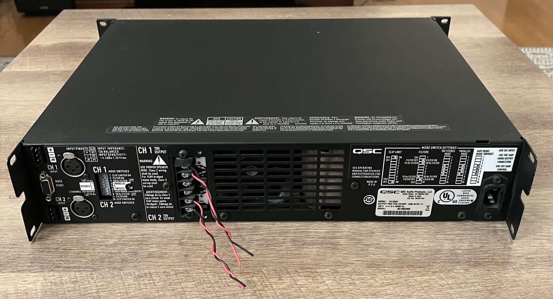 QSC CX1202V for Sale in Fontana, CA OfferUp