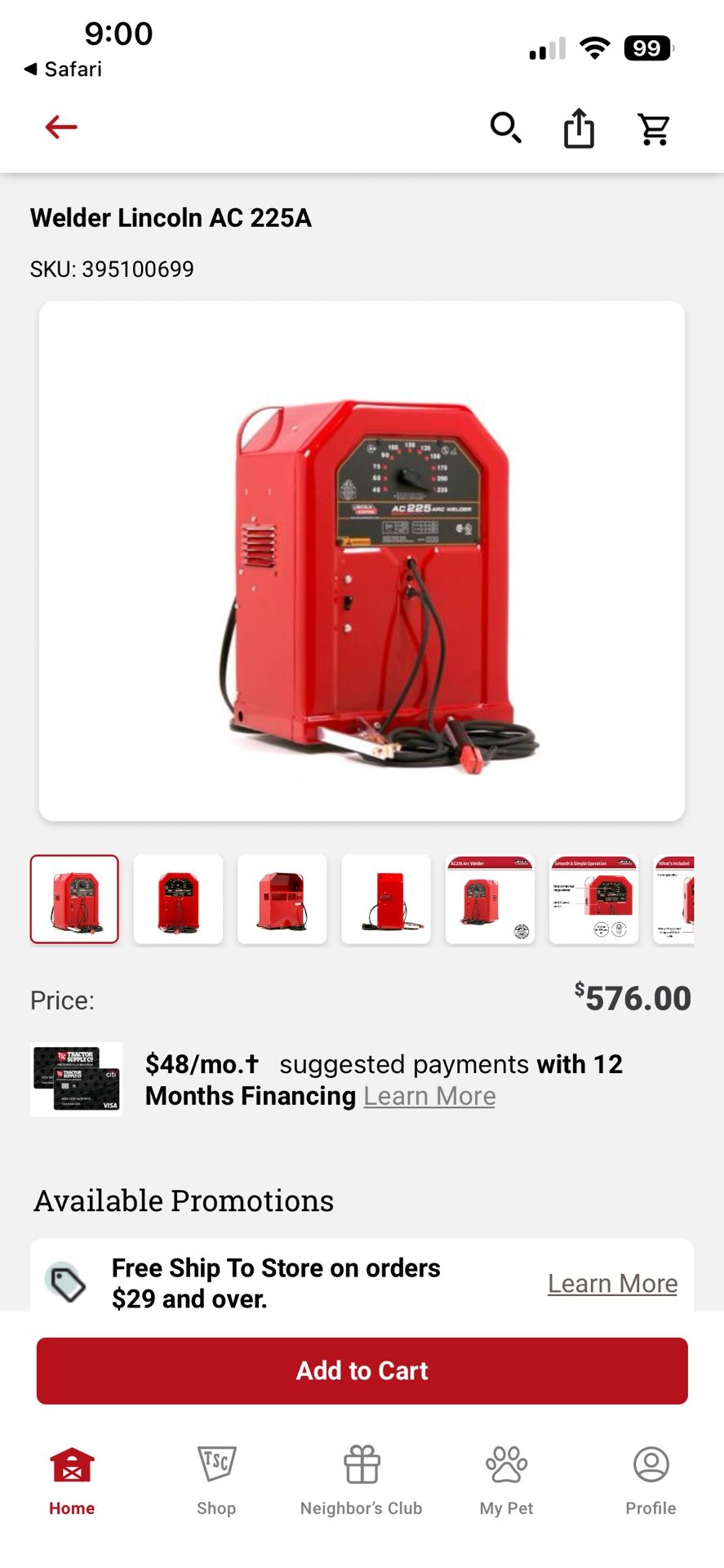 Arc225 Welder