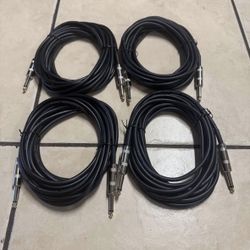 Guitar cables, instrument cables 20ft long NEW!! $10 each