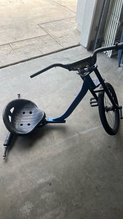 Drift Trike Blue Steel Frame