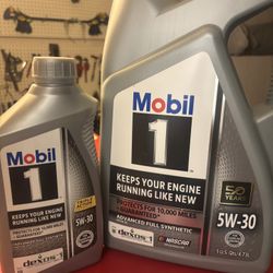 Mobile 1 - 5w-30 Full Synthetic Motor Oil - 6 Quarts