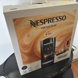 NEW Nespresso VertuoPlus Coffee Maker and Espresso Machine by DeLonghi Black Matte