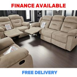 🔥 RECLINERS SOFA + LOVESEAT DEAL! / ¡OFERTA DE RECLINABLES! 🛋️ ONLY / SOLO $599‼️ (Regular $1200 )LAST ONE  🚚 FREE DELIVERY / ENTREGA GRATIS 🆔 ITE