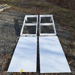 PVC Cornhole Boards Unfinished