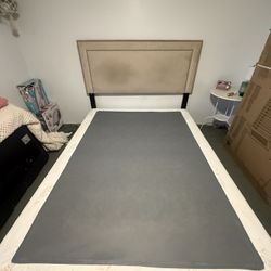Queen Headboard And Box Spring 