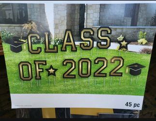 Yard Sign Class Of 2022 Graduate