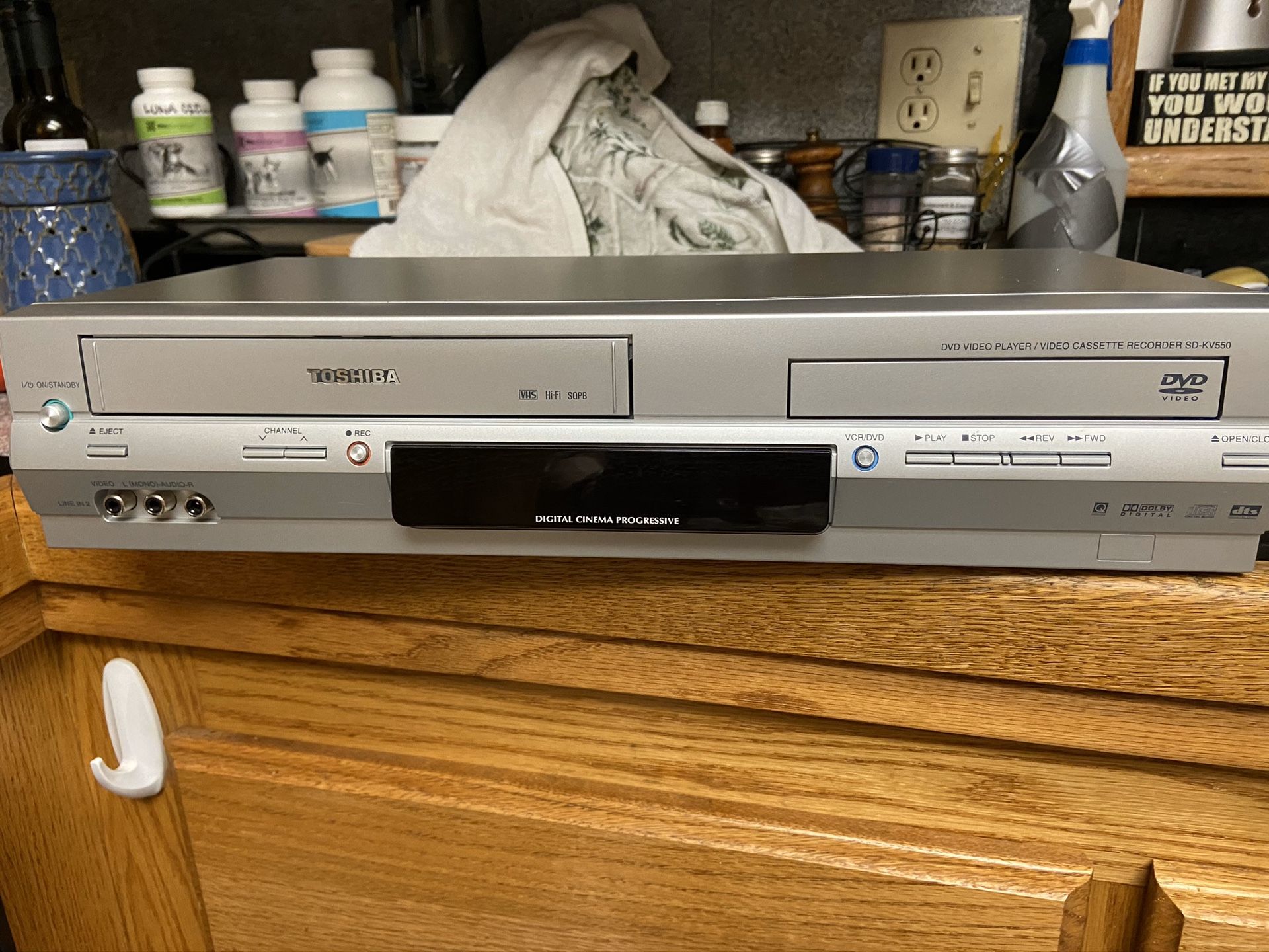 Toshiba VCR/DVD Player- Brand New, no box