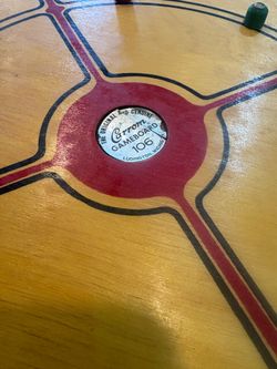 Vintage Carrom Game Board Model 106 Wood Two-Sided 28" x 28" w/ Corner Nets in Miami Dolphin Mall area.