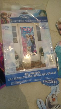 Frozen party stuff