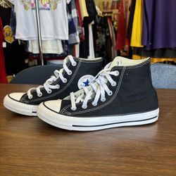 Converse Chuck Taylor All-Star Black High Top Shoes Size 5.5M Or Size 7.5 Womens 